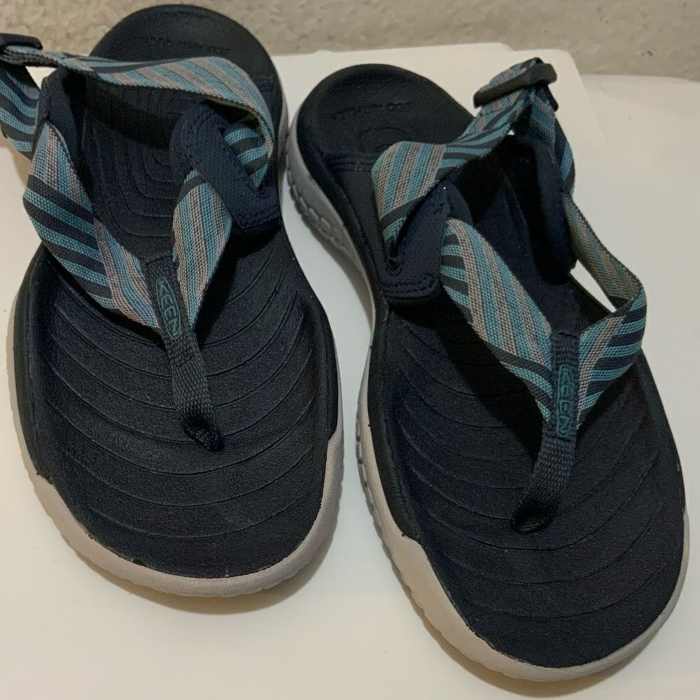 Keen Aqua Stop Anatomic Footed Sport Sandals Women’s 6 Straps Buckle